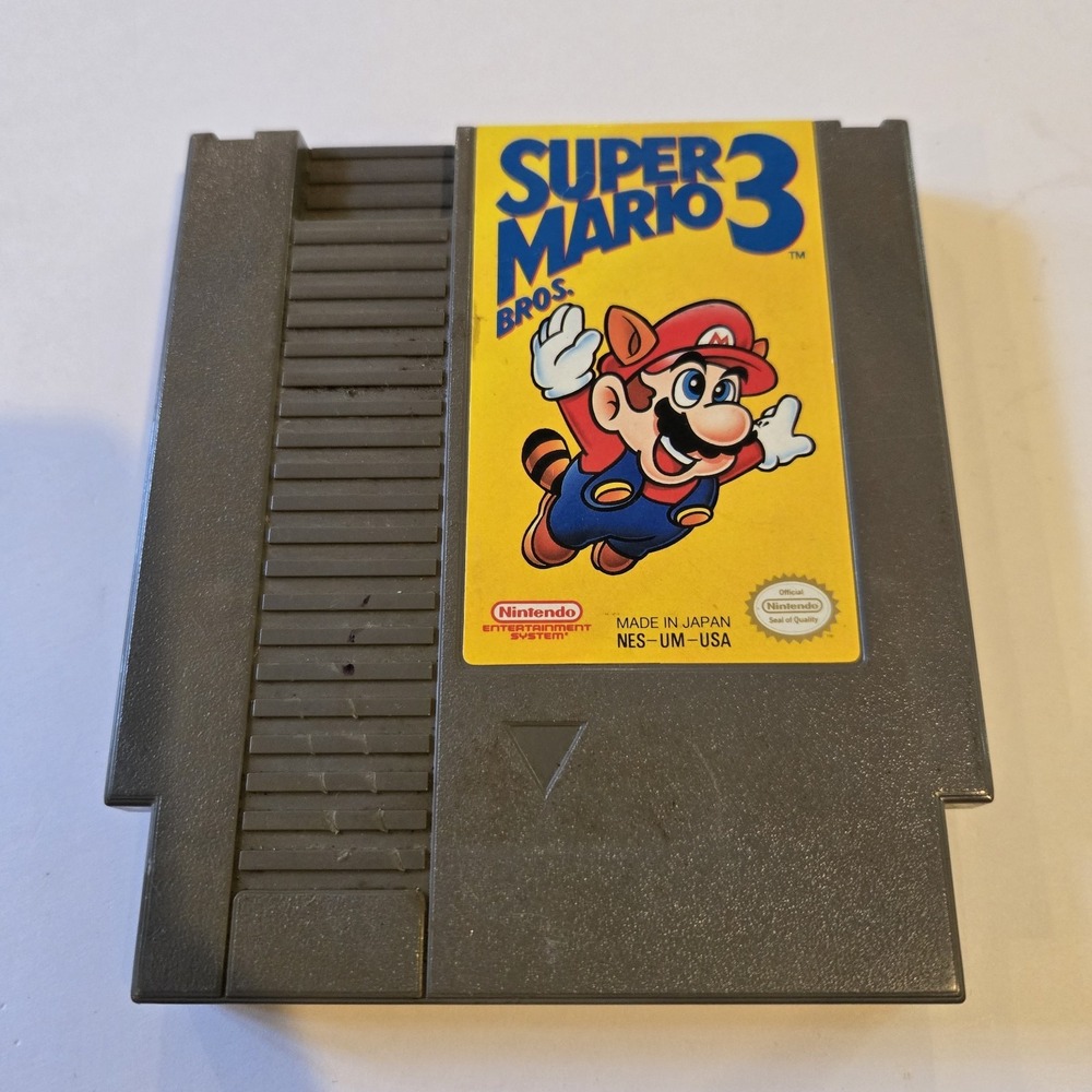 Super Mario Bros 3 (Nintendo NES, 1990) Cartridge Only Nes-um-usa Rare Glitch
